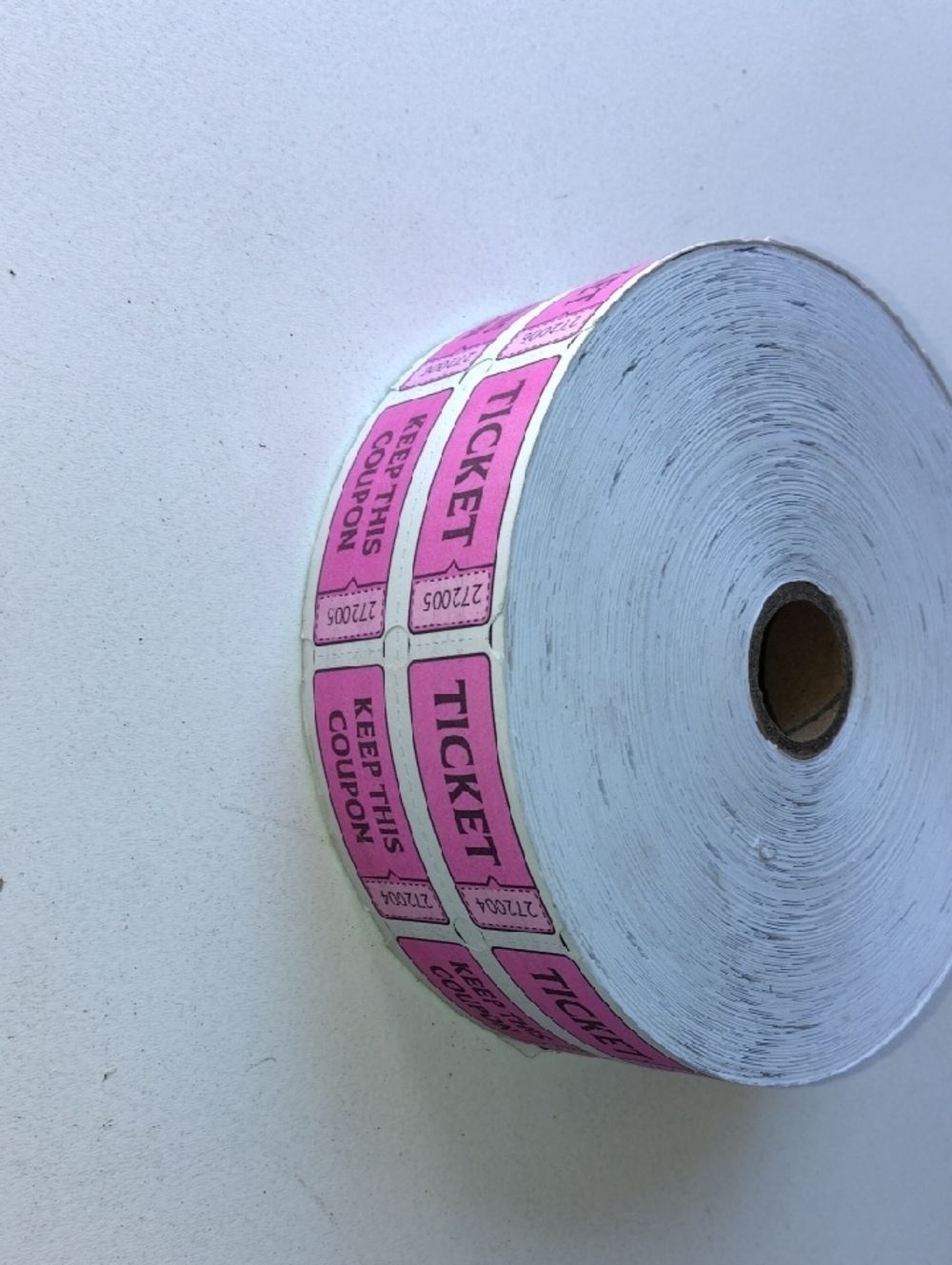 Unbranded Pink Event Raffle Ticket Roll - Keep This Coupon